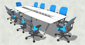 精品会议室与办公桌椅SU模型素材设计下载指南 摄像与制作服务的完美结合